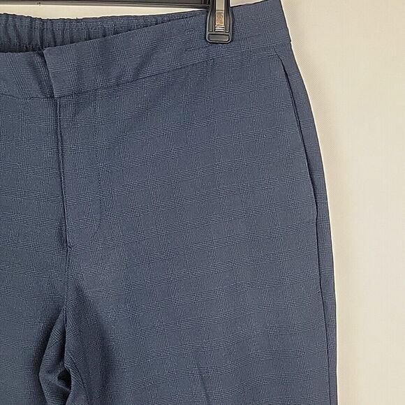 Banana Republic Mason Dress Pants Men 34x32 Athletic Tapered Fit Navy Stretch - Picture 2 of 8